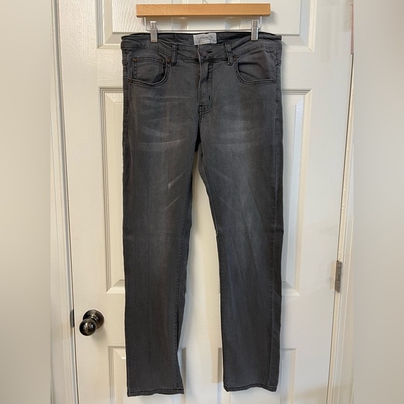 United Denim Men’s Grey Jeans, 32x32 - Picture 2 of 4